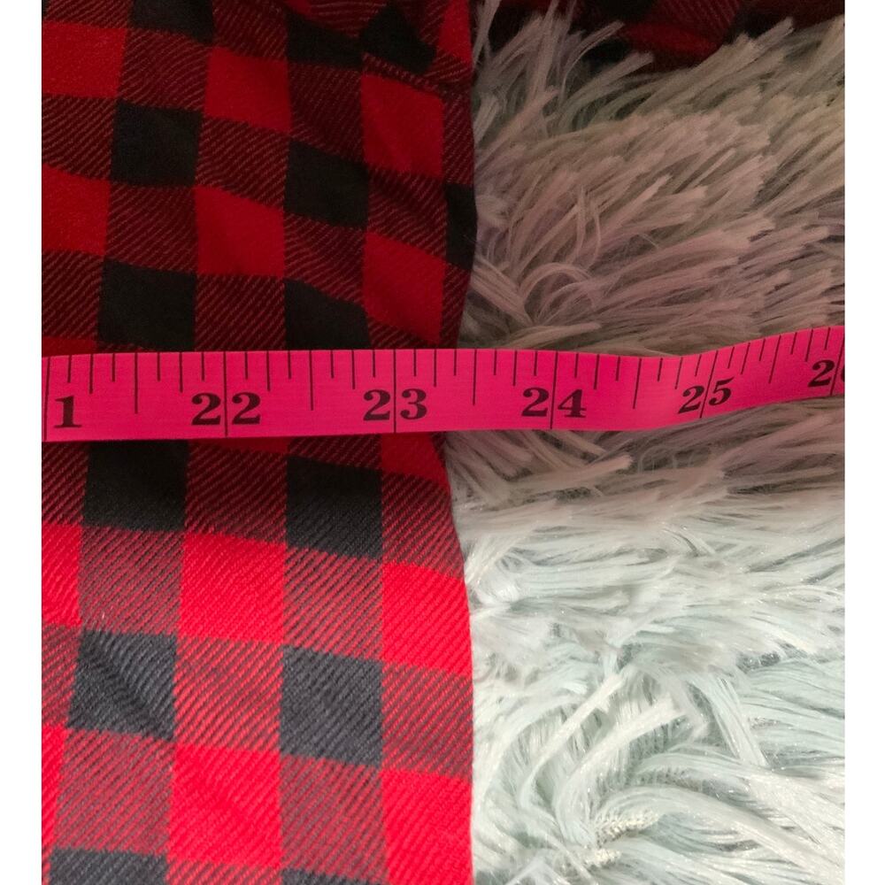 Harley Davidson Red Plaid Patchwork Button Up Shi… - image 7